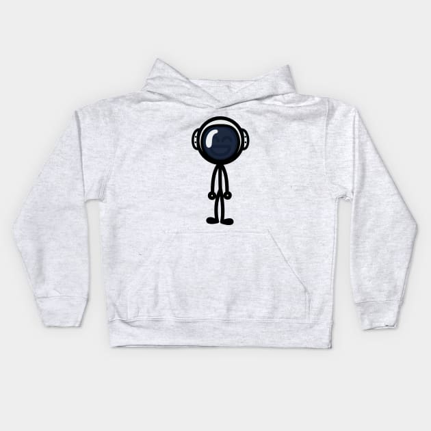 Astronaut Kids Hoodie by hoddynoddy